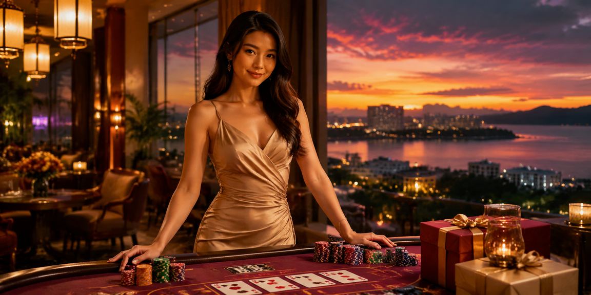 Permainan Baccarat dan kad kasino gaya Melayu di Kota Kinabalu Malaysia